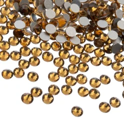 Crystal Lane DIY SS12 Glass Round Flatback Rhinestones, 2880ct.