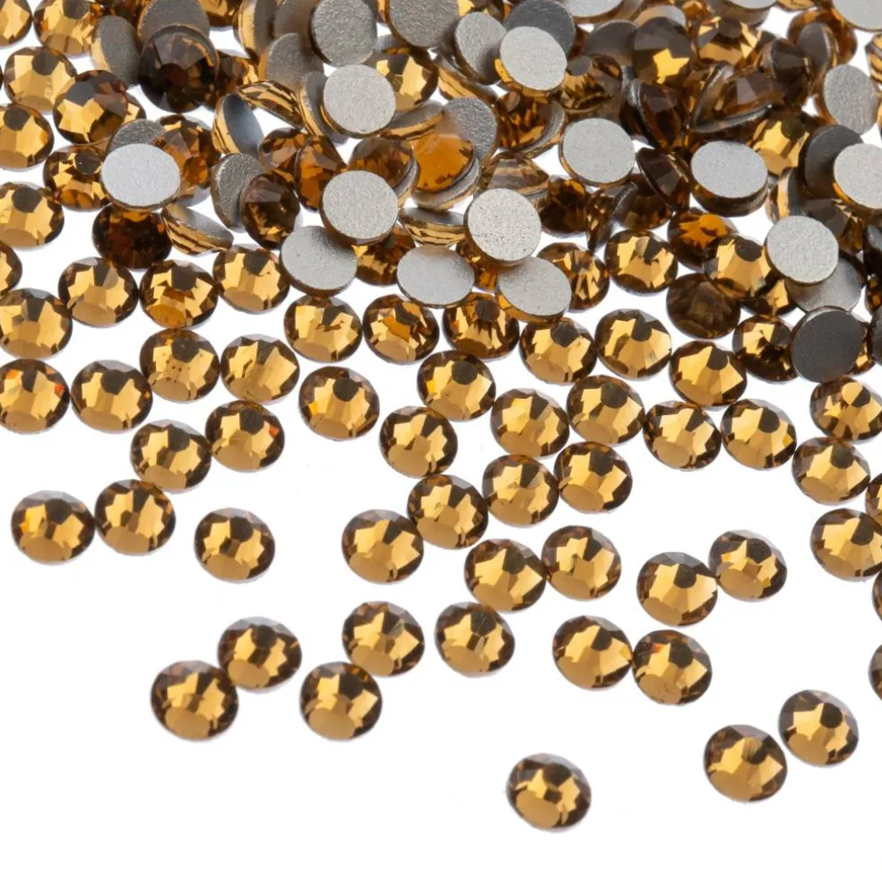 Crystal Lane DIY SS12 Glass Round Flatback Rhinestones, 2880ct.
