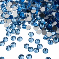 Crystal Lane DIY SS12 Glass Round Flatback Rhinestones, 2880ct.