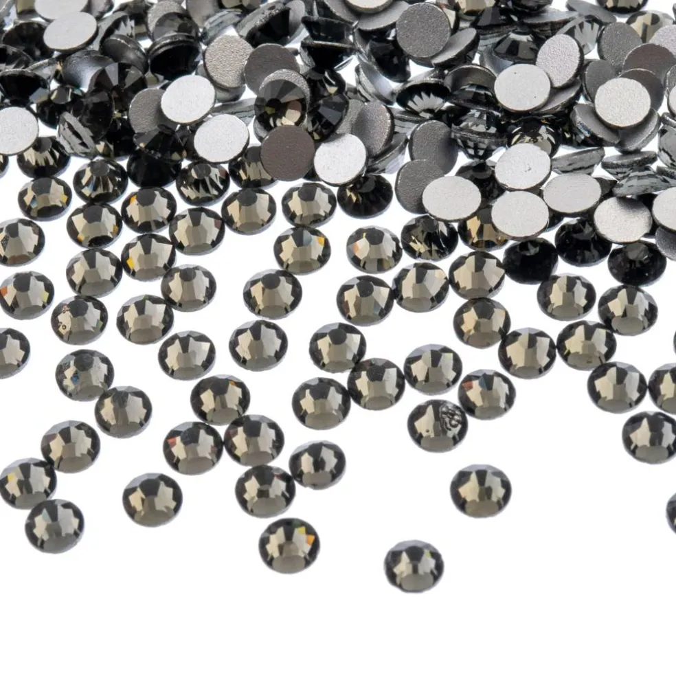 Crystal Lane DIY SS12 Glass Round Flatback Rhinestones, 2880ct.