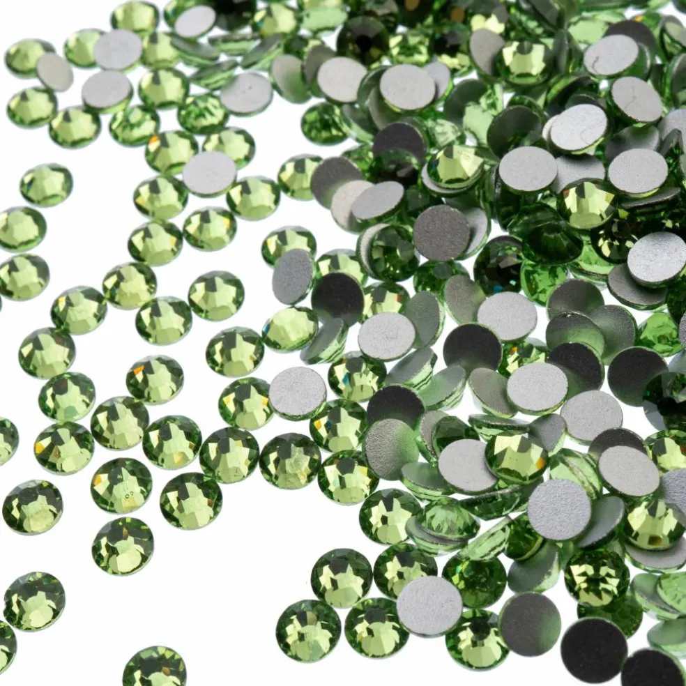 Crystal Lane DIY SS12 Glass Round Flatback Rhinestones, 2880ct.