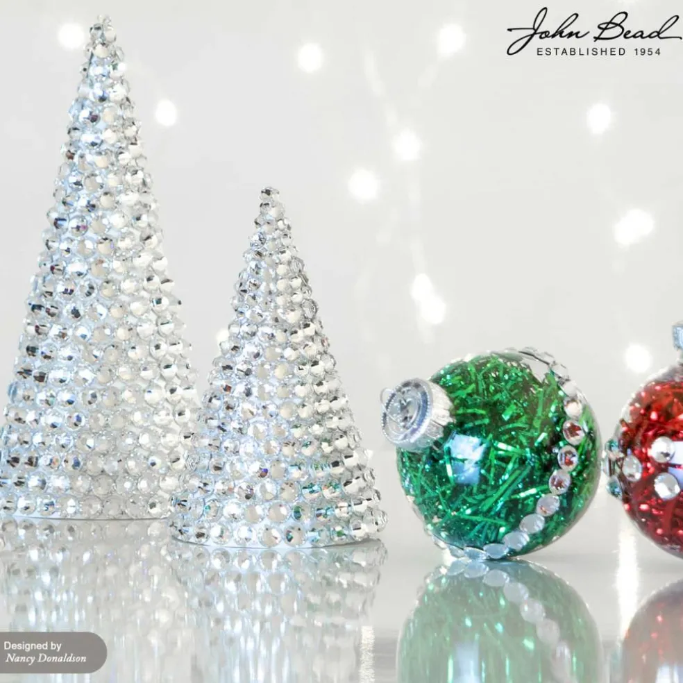 Crystal Lane DIY SS12 Glass Round Flatback Rhinestones, 2880ct.