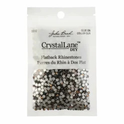 Crystal Lane DIY SS12 Glass Round Flatback Rhinestones, 2880ct.