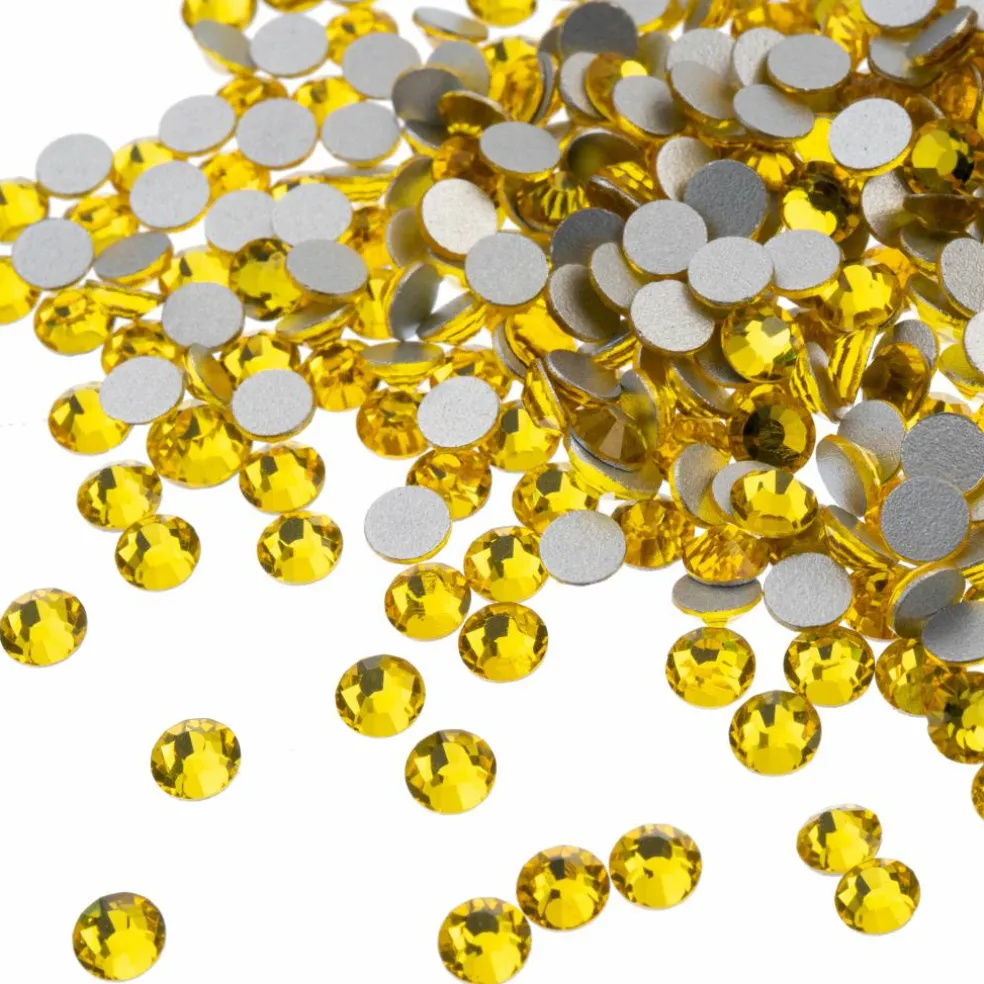 Crystal Lane DIY SS12 Glass Round Flatback Rhinestones, 2880ct.