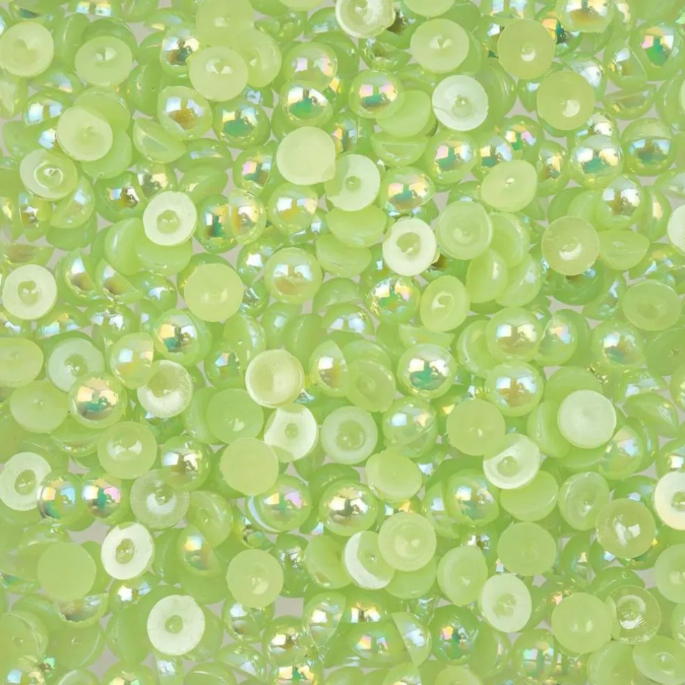 Crystal Lane DIY SS20(5mm) Plastic Pearl Flatback Rhinestones, 575pcs