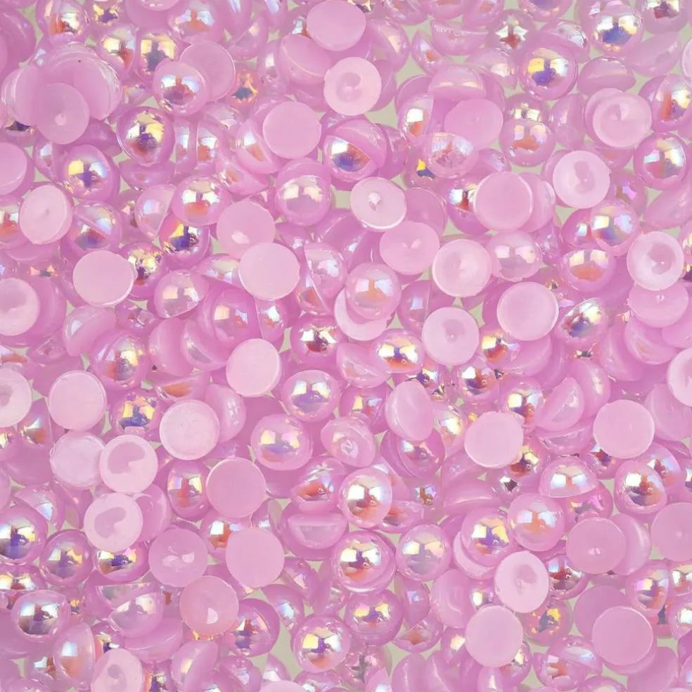 Crystal Lane DIY SS20(5mm) Plastic Pearl Flatback Rhinestones, 575pcs