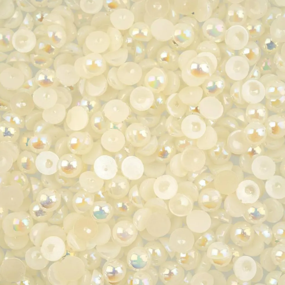 Crystal Lane DIY SS20(5mm) Plastic Pearl Flatback Rhinestones, 575pcs