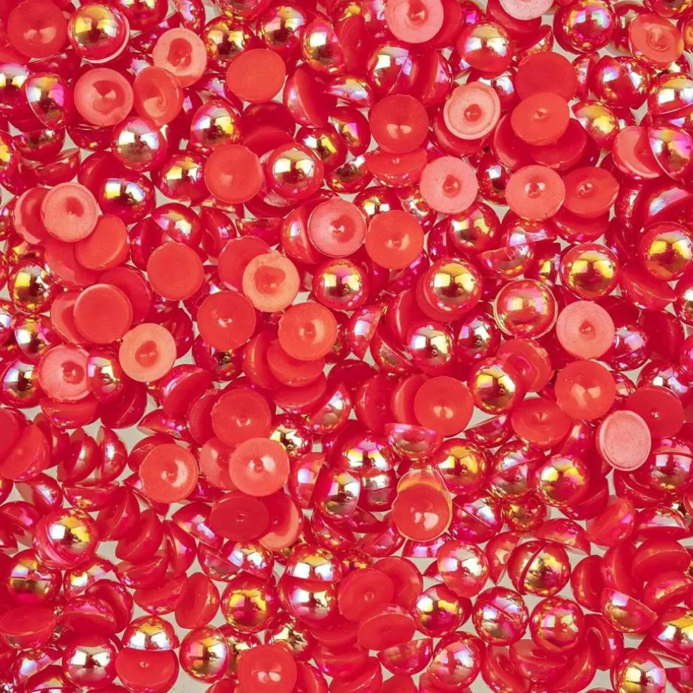 Crystal Lane DIY SS20(5mm) Plastic Pearl Flatback Rhinestones, 575pcs