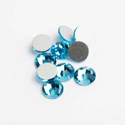 Crystal Lane DIY SS6 Round Glass Flatback Rhinestones, 1,440ct.