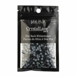 Crystal Lane DIY SS16 Round Glass Hotfix Flatback Rhinestones, 1,440ct.