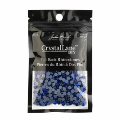 Crystal Lane DIY SS16 Round Glass Hotfix Flatback Rhinestones, 1,440ct.
