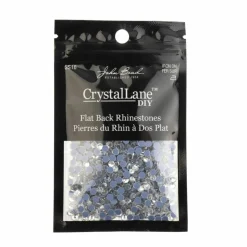 Crystal Lane DIY SS16 Round Glass Hotfix Flatback Rhinestones, 1,440ct.