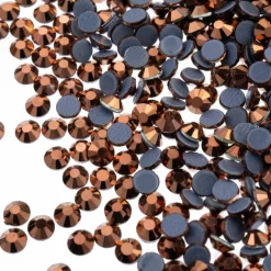 Crystal Lane DIY SS16 Round Glass Hotfix Flatback Rhinestones, 1,440ct.