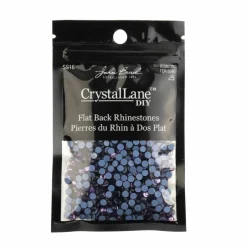 Crystal Lane DIY SS16 Round Glass Hotfix Flatback Rhinestones, 1,440ct.