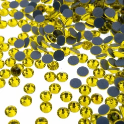 Crystal Lane DIY SS16 Round Glass Hotfix Flatback Rhinestones, 1,440ct.