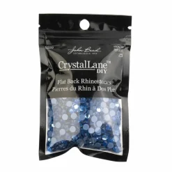 Crystal Lane DIY SS20 Round Glass Hotfix Flatback Rhinestones, 1,440ct.