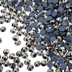 Crystal Lane DIY SS6 Round Glass Flatback Hotfix Rhinestones, 1,440ct.