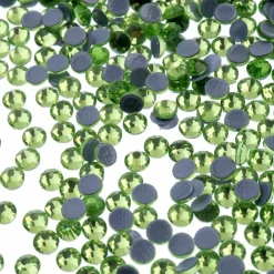 Crystal Lane DIY SS6 Round Glass Flatback Hotfix Rhinestones, 1,440ct.