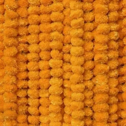 5ct Artificial Marigold Strings, Ugadi Decoration, Indian Decor