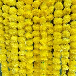 5ct Artificial Marigold Strings, Ugadi Decoration, Indian Decor
