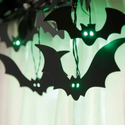 10ct. Bats with Green LED String Lights by Ashland®