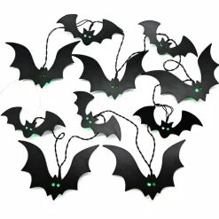 10ct. Bats with Green LED String Lights by Ashland®