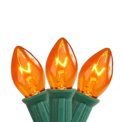 25ct. C7 Christmas String Lights with Green Wire
