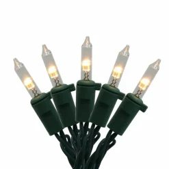 100ct. Color Changing Mini LED Glass 8 Function String Lights on Green Wire by Ashland®