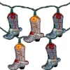 10ct. Cowboy Boots Patio String Lights