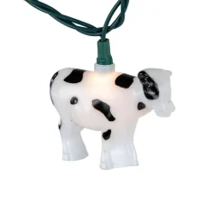 10ct. Cow Patio String Lights