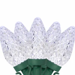 100ct. Faceted LED C9 Christmas String Lights