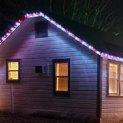 100ct. Faceted LED C9 Christmas String Lights