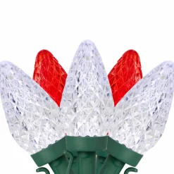 100ct. Faceted LED C9 Christmas String Lights