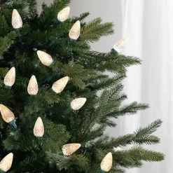 100ct. Faceted LED C9 Christmas String Lights