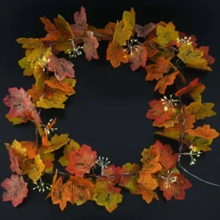 100ct. Fall Leaves Garland String Lights by Ashland®