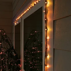 50ct. Fall Multicolor LED String Lights on Brown Wire by Ashland®