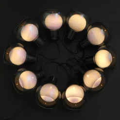 10ct. Gray Bowl Shade String Lights by Ashland®