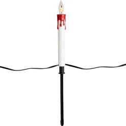 5ct. Lighted Flickering Candle Halloween Pathway Marker Lights