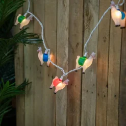 10ct. Llama Patio String Lights