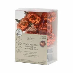 10ct. Mercury Finish Pumpkins Icon LED String Lights by Ashland®