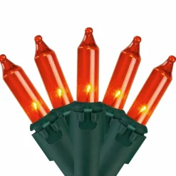 100ct. Mini Christmas String Lights with Green Wire