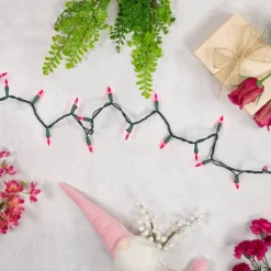 100ct. Mini Christmas String Lights with Green Wire