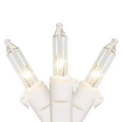 100ct. Mini Christmas String Lights with White Wire