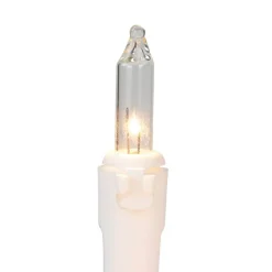 100ct. Mini Christmas String Lights with White Wire