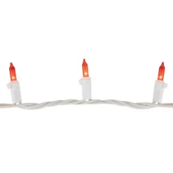 100ct. Mini Christmas String Lights with White Wire