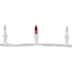 100ct. Mini Christmas String Lights with White Wire