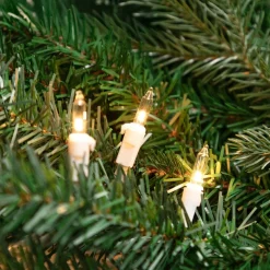 100ct. Mini Christmas String Lights with White Wire