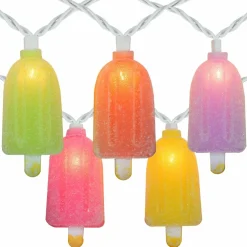 10ct. Multicolor Sugared Ice Pop String Lights