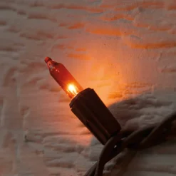 50ct. Orange Incandescent String Lights with Brown Wire by Ashland®