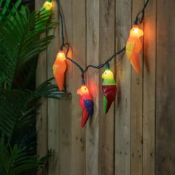 10ct. Parrot Patio String Lights